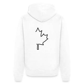 Canada - Veste à capuche bio Premium Unisexe - blanc - Dos - Thijin (182cm)