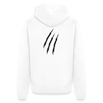 griffe - Veste à capuche bio Premium Unisexe - blanc - Dos - Thijin (182cm)