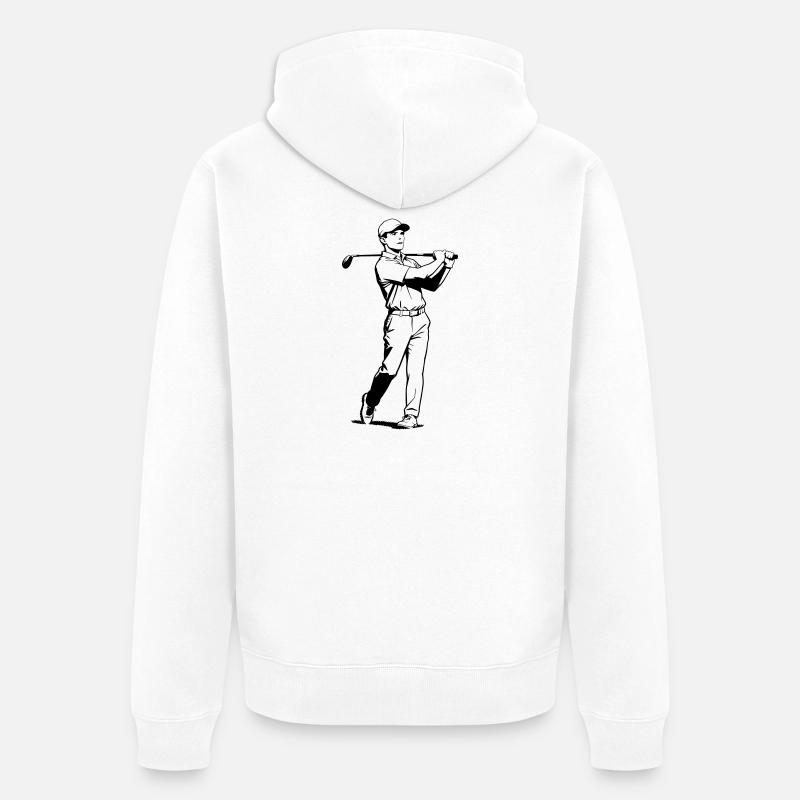 Golf - Veste à capuche bio Premium Unisexe - blanc
