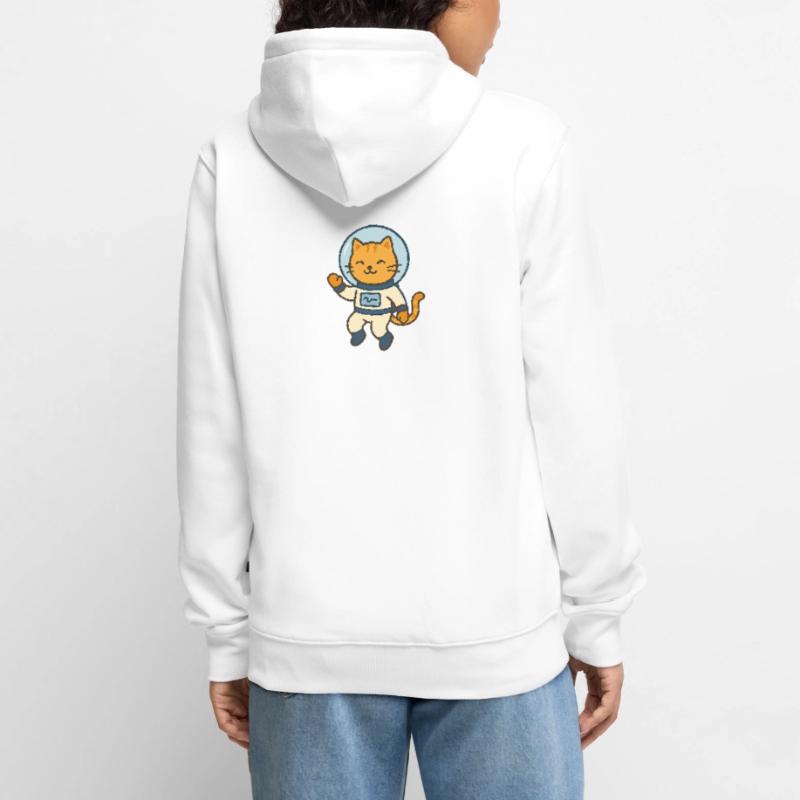 Astrokatze Unisex Premium Bio Zip Hoodie