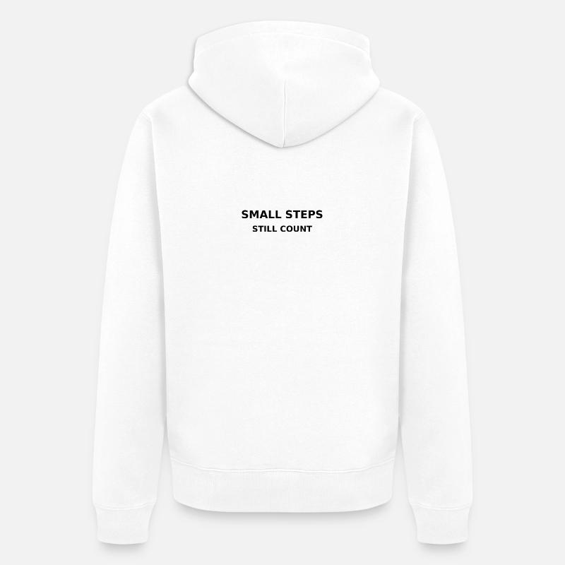 Petits pas - Veste à capuche bio Premium Unisexe - blanc