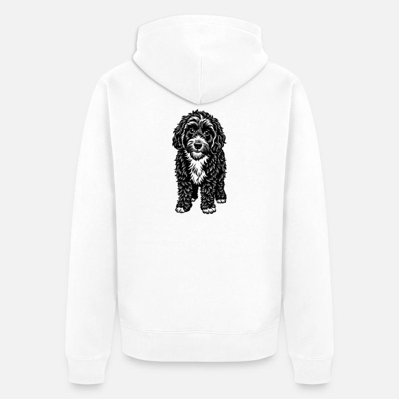 Cockapoo - Veste à capuche bio Premium Unisexe - blanc