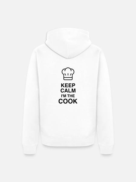 Koch / Kochen / Cooking / Chef - Unisex Premium Bio Zip Hoodie - Weiß
