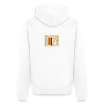 Original 72 Palette Edition - Unisex Premium Organic Zip Hoodie - white - Back - Thijin (182cm)