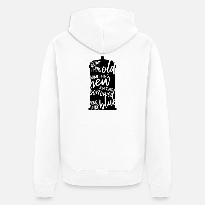 Something Old - Unisex Premium Bio Zip Hoodie - Weiß