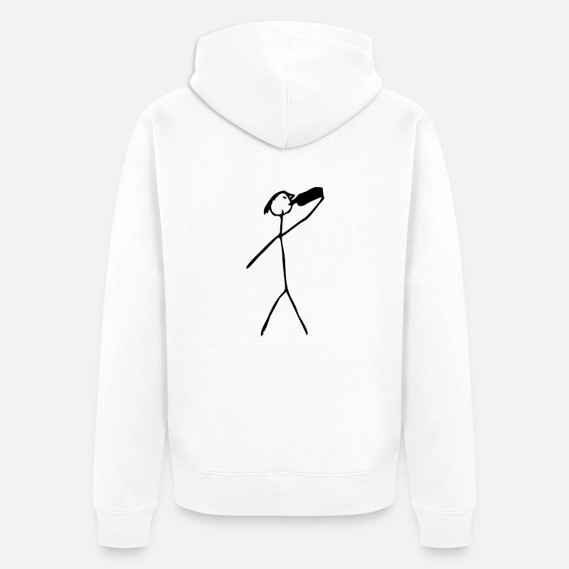 potable - Veste à capuche bio Premium Unisexe - blanc