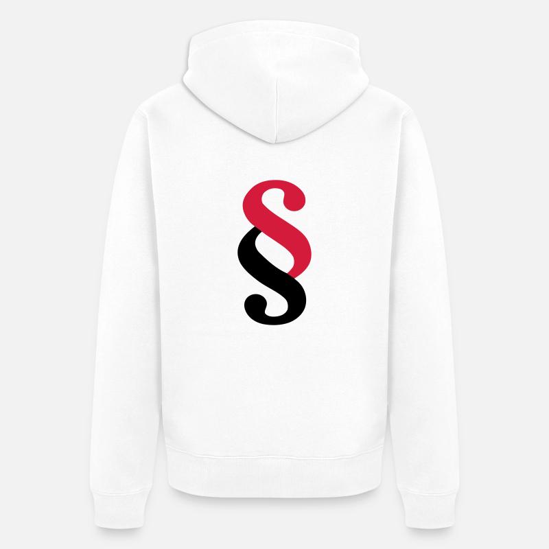 Article - Veste à capuche bio Premium Unisexe - blanc