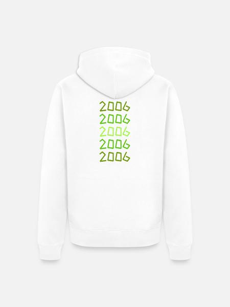 2006 - Unisex Premium Bio Zip Hoodie - Weiß