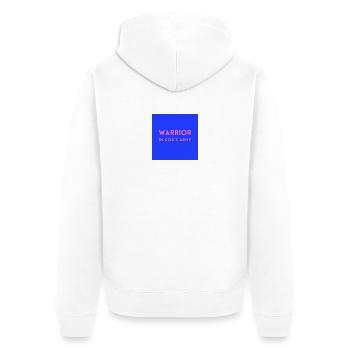 Guerriers dans l’armée de Dieu - Veste à capuche bio Premium Unisexe - blanc - Dos - Thijin (182cm)