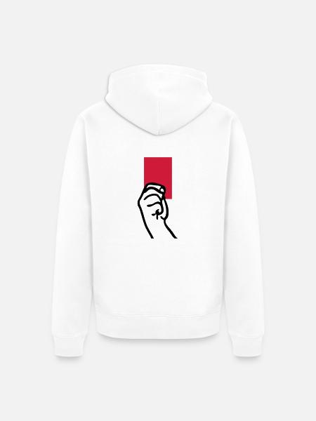 juge - Veste à capuche bio Premium Unisexe - blanc