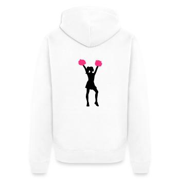 Cheerleader - Veste à capuche bio Premium Unisexe - blanc - Dos - Thijin (182cm)