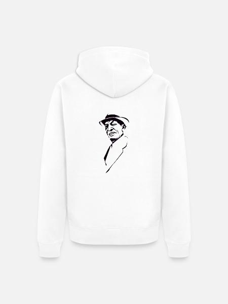 Compay Segundo - Unisex Premium Bio Zip Hoodie - Weiß