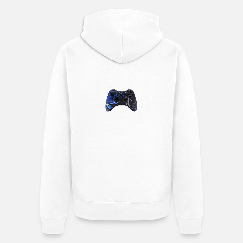 Control Freak - Veste à capuche bio Premium Unisexe - blanc