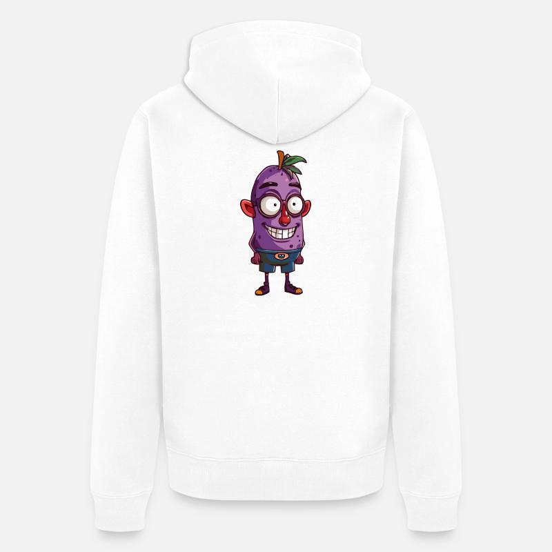 fruit - Veste à capuche bio Premium Unisexe - blanc
