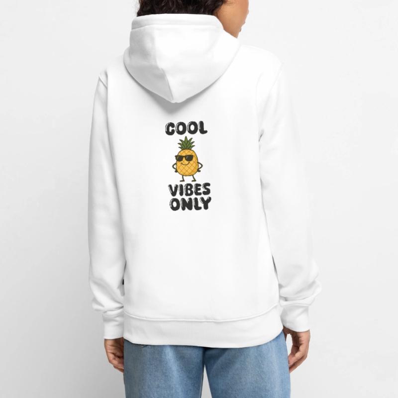 ananas comic Unisex Premium Bio Zip Hoodie