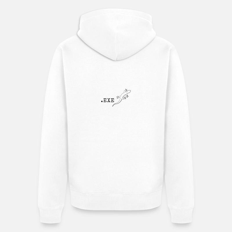 Computer scientist Programmer It Coding - Unisex Premium Organic Zip Hoodie - white