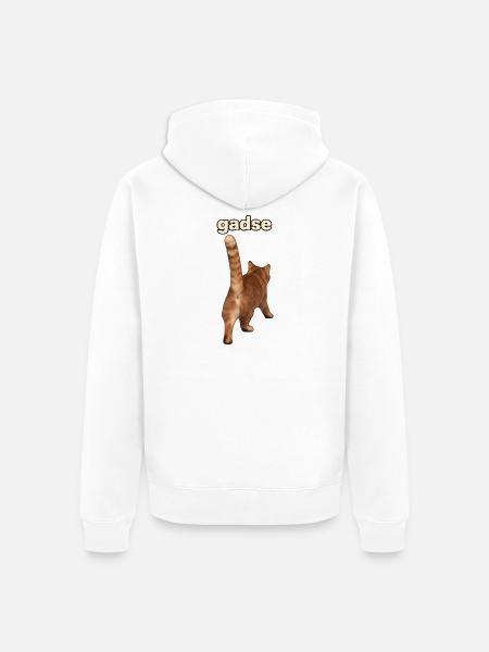 Gadse - Unisex Premium Bio Zip Hoodie - Weiß