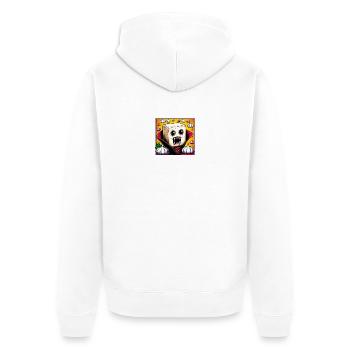 Graf Tofula - Unisex Premium Bio Zip Hoodie - Weiß - Hinten - Thijin (182cm)