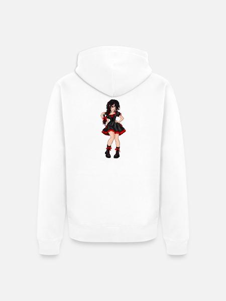 Bella Donna - Unisex Premium Bio Zip Hoodie - Weiß