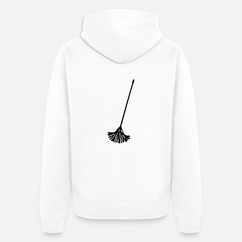 Mop - Veste à capuche bio Premium Unisexe - blanc