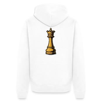 Dames - Veste à capuche bio Premium Unisexe - blanc - Dos - Thijin (182cm)