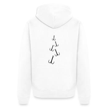 angel_haekchen_f1 - Veste à capuche bio Premium Unisexe - blanc - Dos - Thijin (182cm)