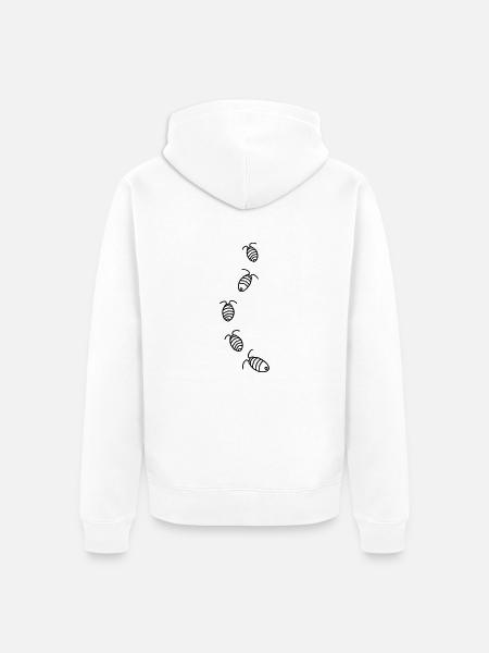 5 Kellerasseln - Unisex Premium Bio Zip Hoodie - Weiß