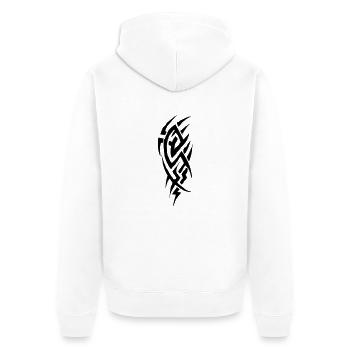 tribal tattoo - Veste à capuche bio Premium Unisexe - blanc - Dos - Thijin (182cm)
