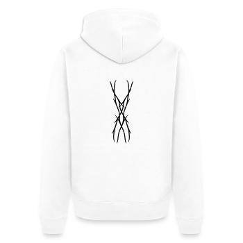 Tribal Tattoo - Veste à capuche bio Premium Unisexe - blanc - Dos - Thijin (182cm)