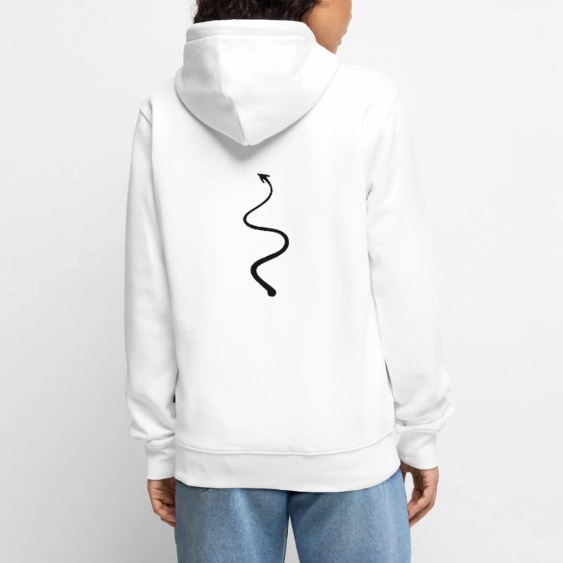 Queue du Diable - queue de diable Veste à capuche bio Premium Unisexe