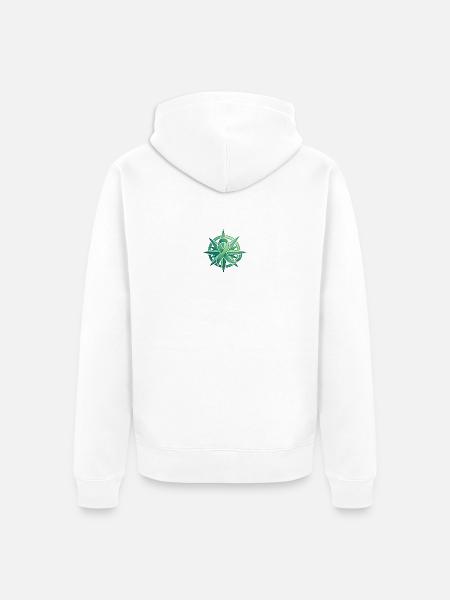 BTSC | Star - Unisex Premium Bio Zip Hoodie - Weiß