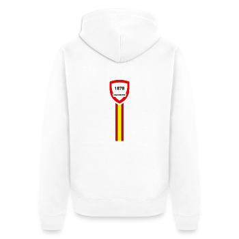 Manchester football club - Veste à capuche bio Premium Unisexe - blanc - Dos - Thijin (182cm)