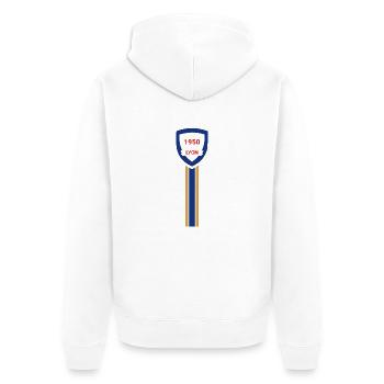 Lyon football club - Veste à capuche bio Premium Unisexe - blanc - Dos - Thijin (182cm)