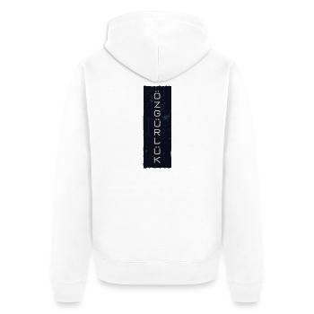 Liberté Özgürlük - Veste à capuche bio Premium Unisexe - blanc - Dos - Thijin (182cm)