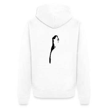 hiddensee2 - Veste à capuche bio Premium Unisexe - blanc - Dos - Thijin (182cm)