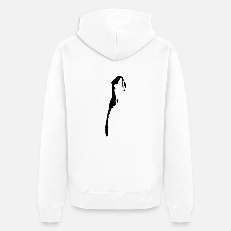 hiddensee2 - Veste à capuche bio Premium Unisexe - blanc