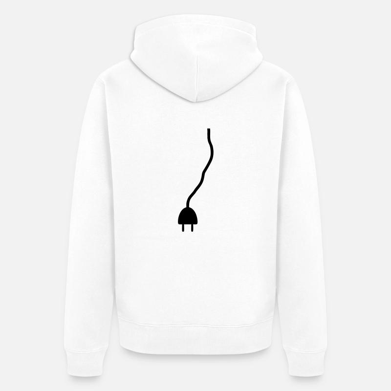 Branchez - Veste à capuche bio Premium Unisexe - blanc