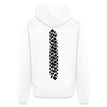 Burn to be wild 2 - Veste à capuche bio Premium Unisexe - blanc - Dos - Thijin (182cm)