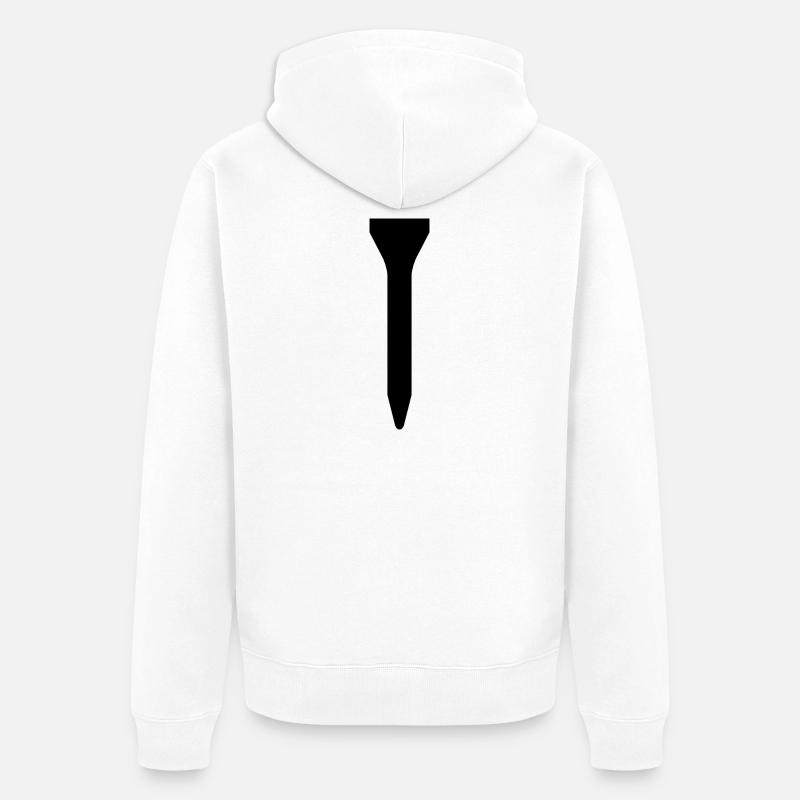 Golf Tee - Veste à capuche bio Premium Unisexe - blanc