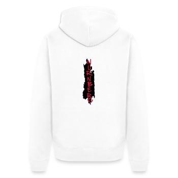 Nuremberger - Unisex Premium Organic Zip Hoodie - white - Back - Thijin (182cm)