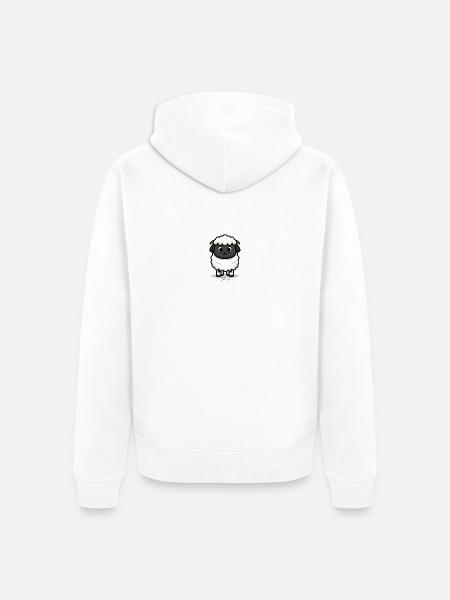 It's a sheep - Unisex Premium Organic Zip Hoodie - white
