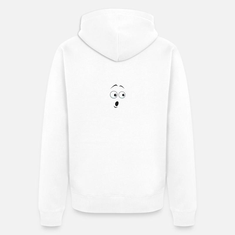 Conception de choc - Veste à capuche bio Premium Unisexe - blanc