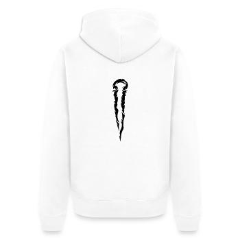 Rhodesian Ridgeback Ridge - Unisex Premium Bio Zip Hoodie - Weiß - Hinten - Thijin (182cm)
