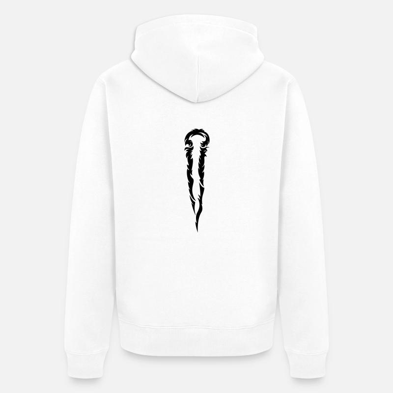 Rhodesian Ridgeback Ridge - Unisex Premium Bio Zip Hoodie - Weiß