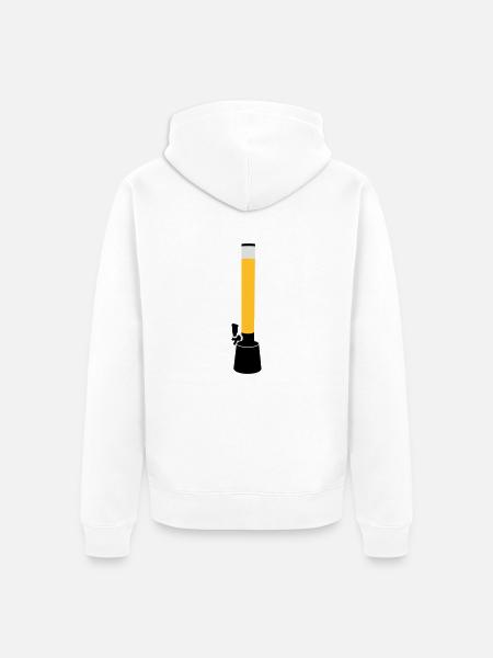 Biertower - Unisex Premium Bio Zip Hoodie - Weiß
