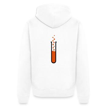 Chemistry - Unisex Premium Organic Zip Hoodie - white - Back - Thijin (182cm)
