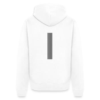 skidmarks - Unisex Premium Organic Zip Hoodie - white - Back - Thijin (182cm)