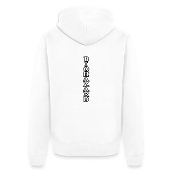 Biohazard__V015 - Veste à capuche bio Premium Unisexe - blanc - Dos - Thijin (182cm)