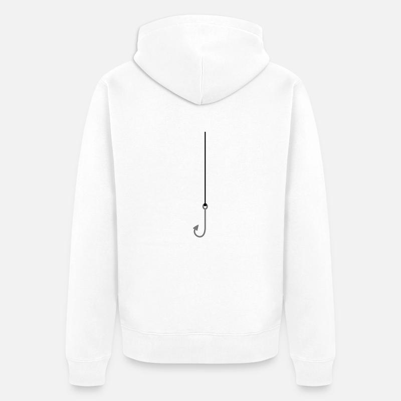 hook - Veste à capuche bio Premium Unisexe - blanc