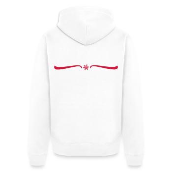 Jour de Noël - Veste à capuche bio Premium Unisexe - blanc - Dos - Thijin (182cm)